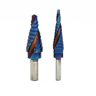 2pcs Step Drill Bit Set TiALN